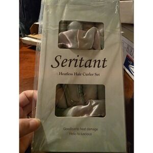 Seritant Heatless Hair Curler Set Satin Multicolor for Curly Wavy Hair